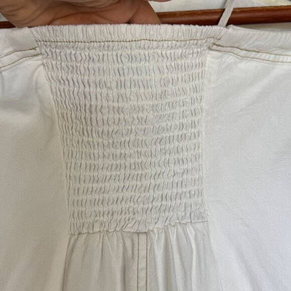 BDG UO Structured Drop Waist Strapless Ivory Tennis Preppy Mini Dress Size Small - Picture 8 of 14